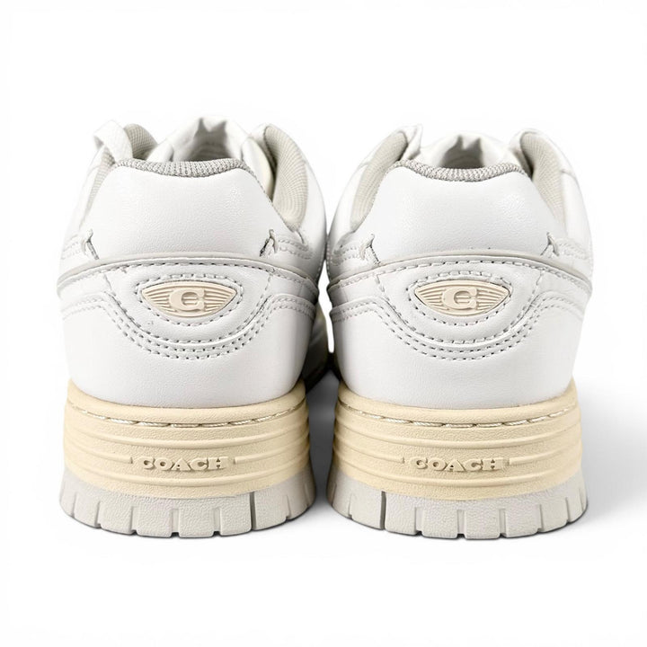 Pristine COACH sneakers SOHO Soho C logo grooved sole white leather Women CCN65