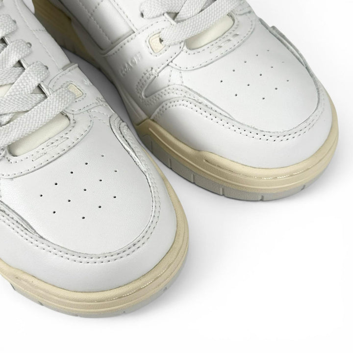 Pristine COACH sneakers SOHO Soho C logo grooved sole white leather Women CCN65