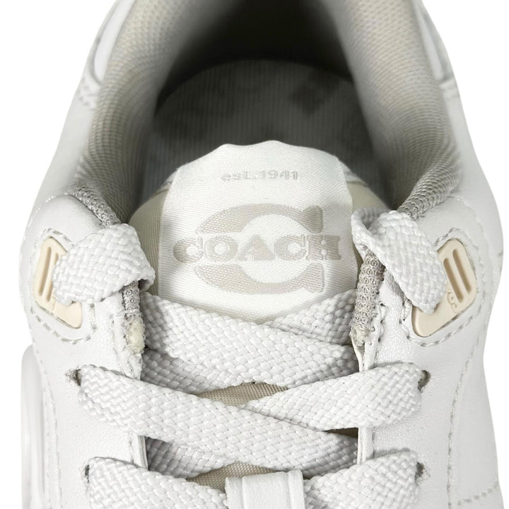 Pristine COACH sneakers SOHO Soho C logo grooved sole white leather Women CCN65
