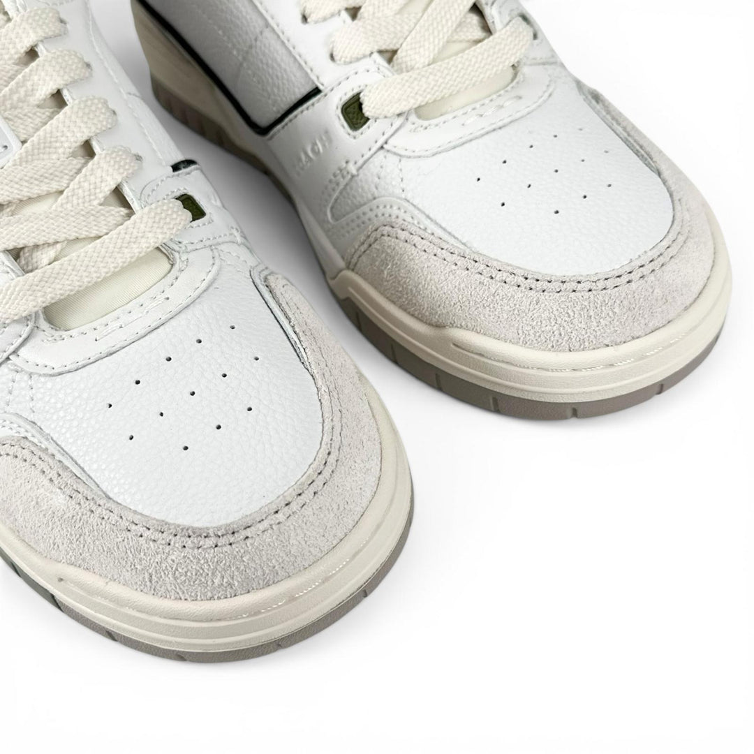 Pristine COACH sneakers SOHO Soho C logo olive leather Women 7 CCI28