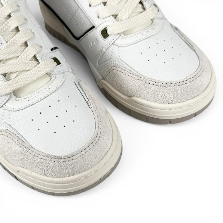 Pristine COACH sneakers SOHO Soho C logo olive leather Women 7 CCI28