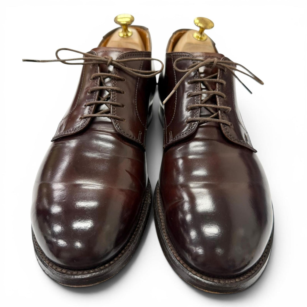 Excellent ALDEN Dress shoes Plane toe Burgundy Cordovan mens 7.5 5350