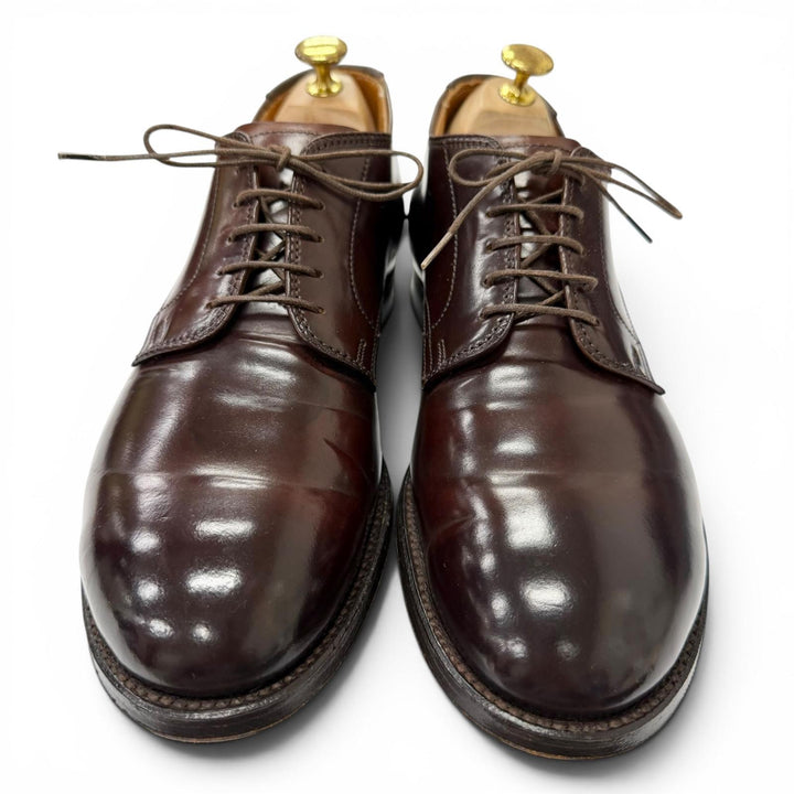Excellent ALDEN Dress shoes Plane toe Burgundy Cordovan mens 7.5 5350