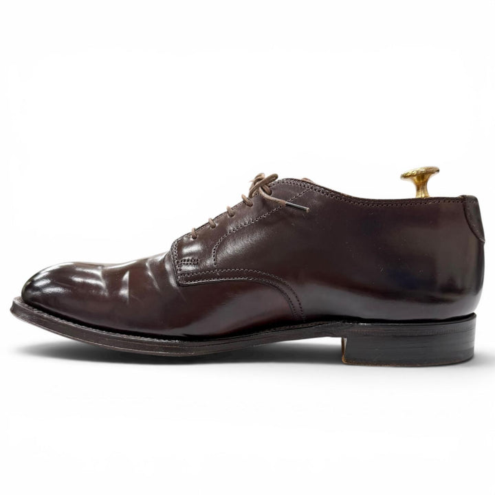 Excellent ALDEN Dress shoes Plane toe Burgundy Cordovan mens 7.5 5350