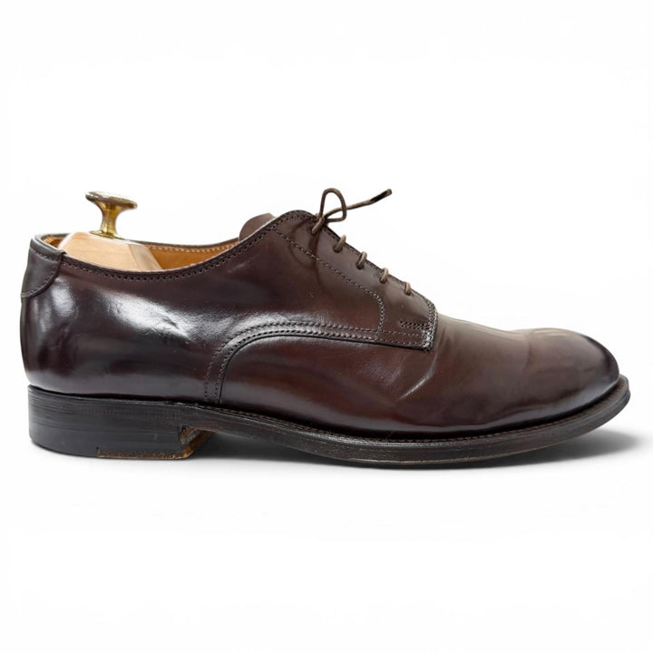 Excellent ALDEN Dress shoes Plane toe Burgundy Cordovan mens 7.5 5350