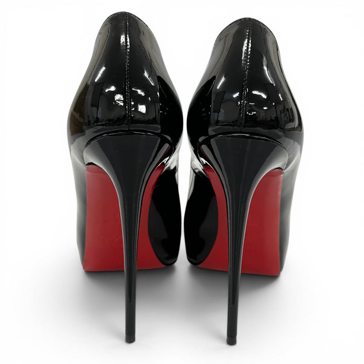 Great Christian Louboutin pumps NEW VERY PRIVE black Patent leather 38 1150600