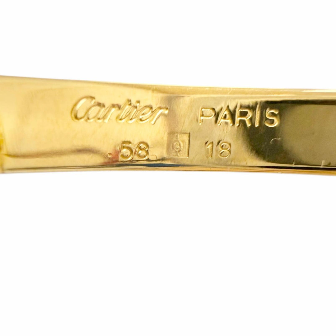 Great Cartier Glasses Trinity gold mens