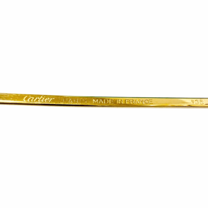 Great Cartier Glasses Trinity gold mens