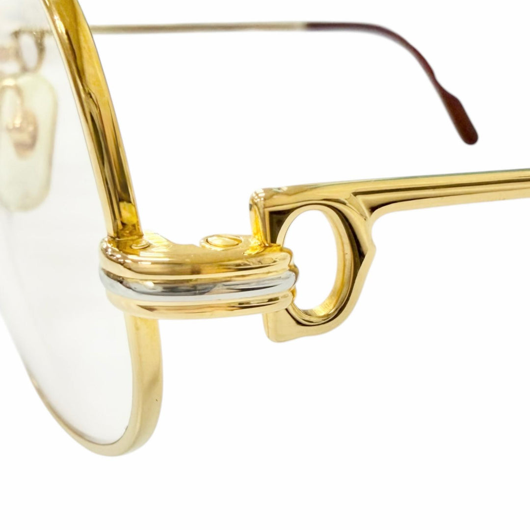 Great Cartier Glasses Trinity gold mens
