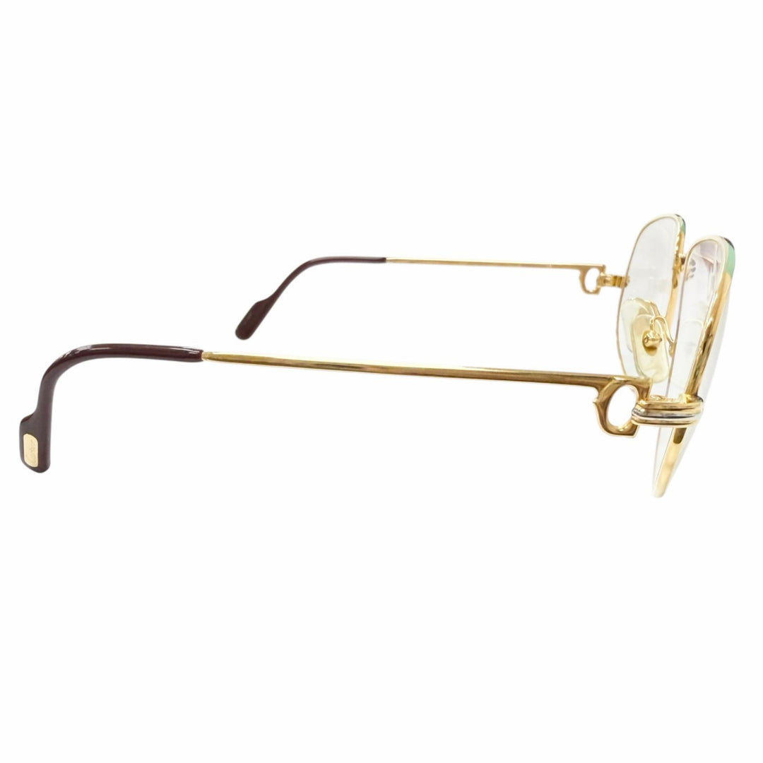 Great Cartier Glasses Trinity gold mens