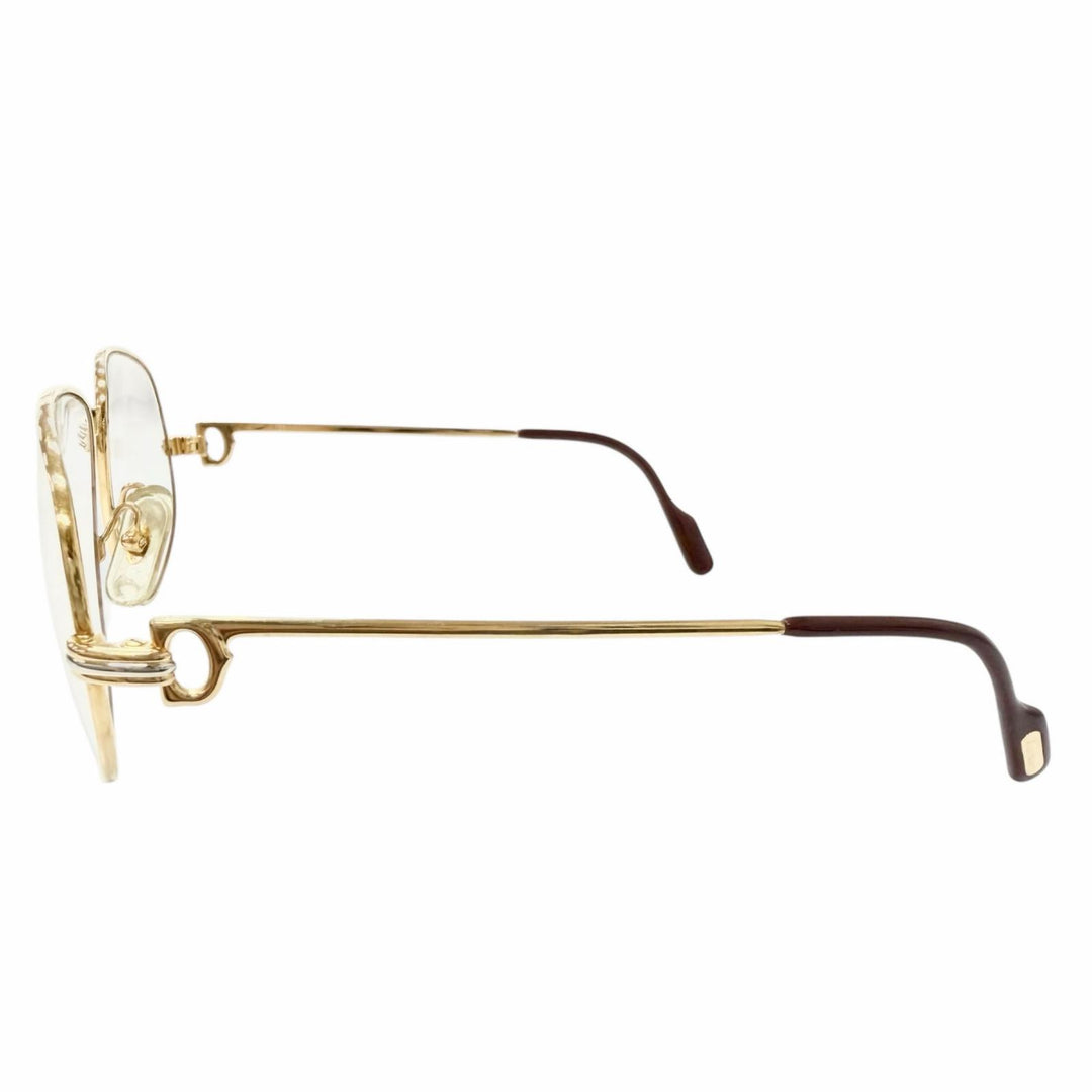 Great Cartier Glasses Trinity gold mens