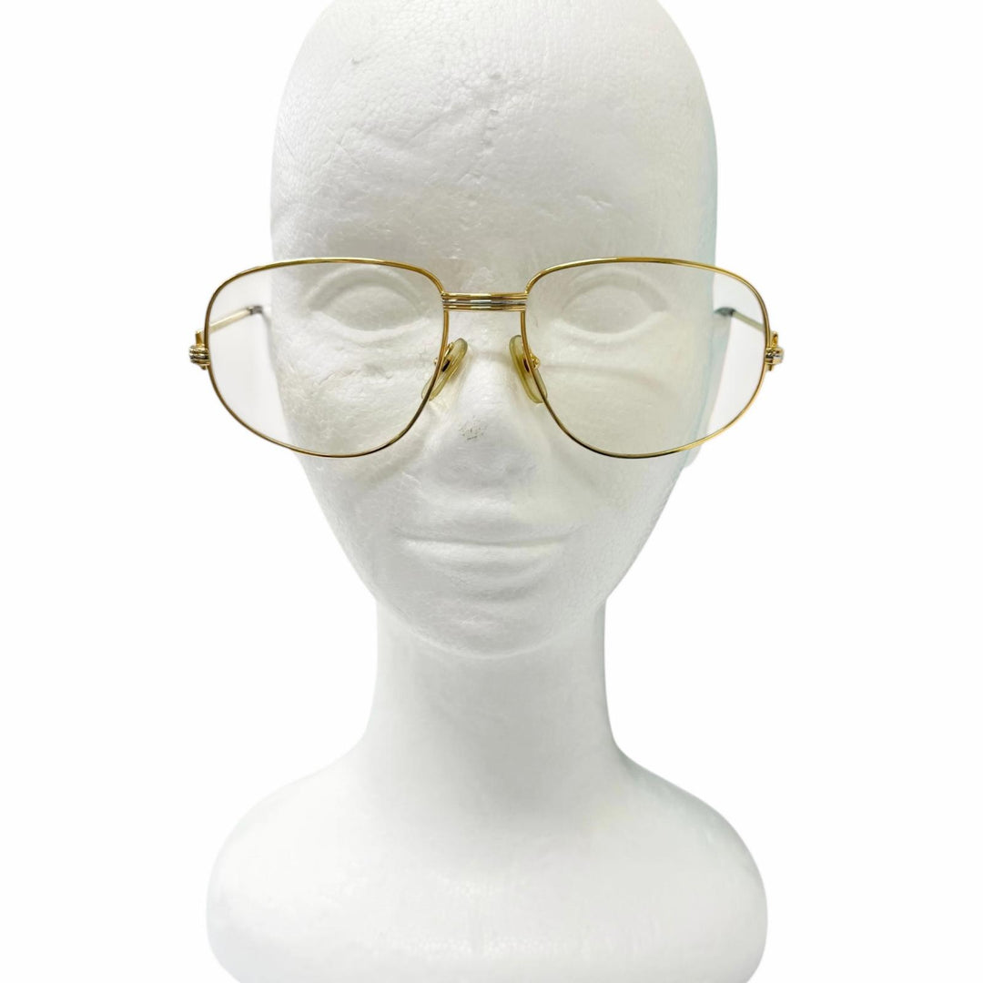 Great Cartier Glasses Trinity gold mens