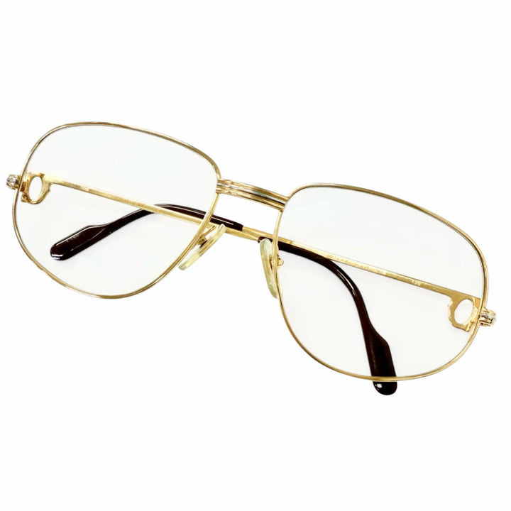 Great Cartier Glasses Trinity gold mens