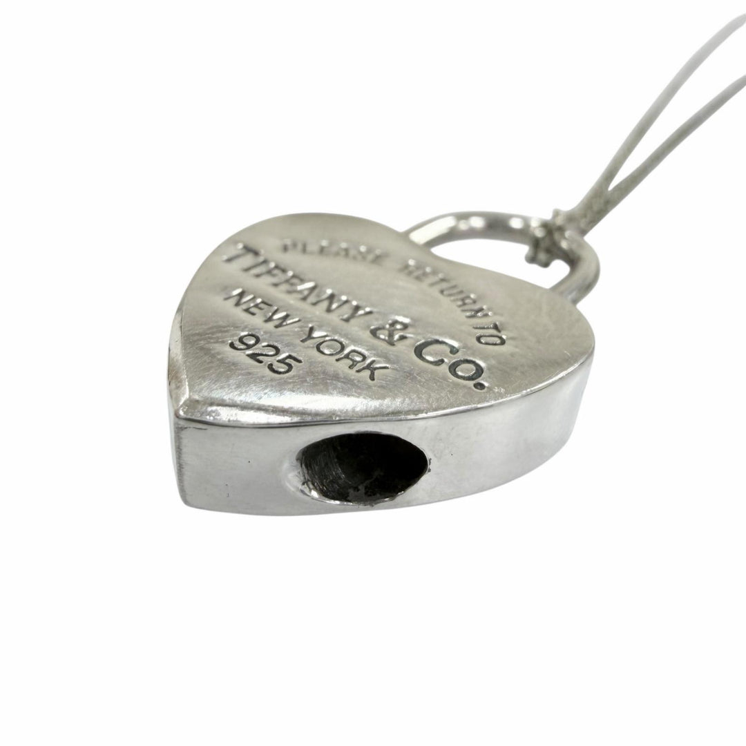 Very Good TIFFANY&Co. Necklace Heart Rock Necklace Silver 925 Women