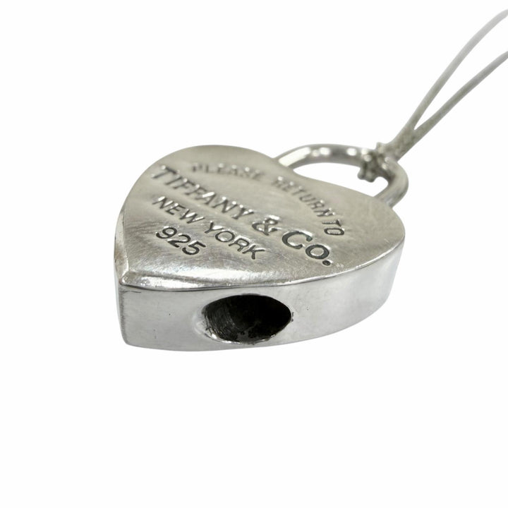 Very Good TIFFANY&Co. Necklace Heart Rock Necklace Silver 925 Women
