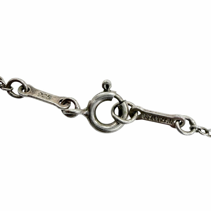 Very Good TIFFANY&Co. Necklace Heart Rock Necklace Silver 925 Women