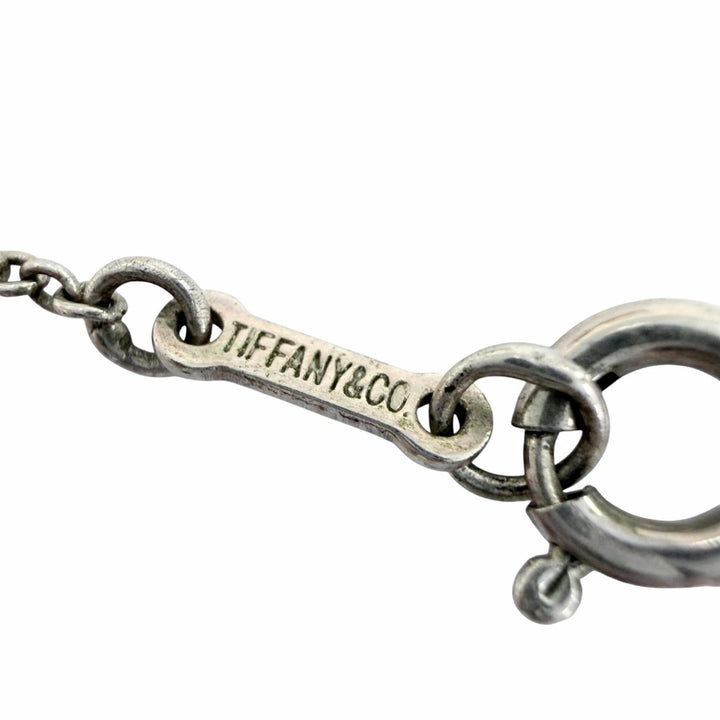 Very Good TIFFANY&Co. Necklace Heart Rock Necklace Silver 925 Women