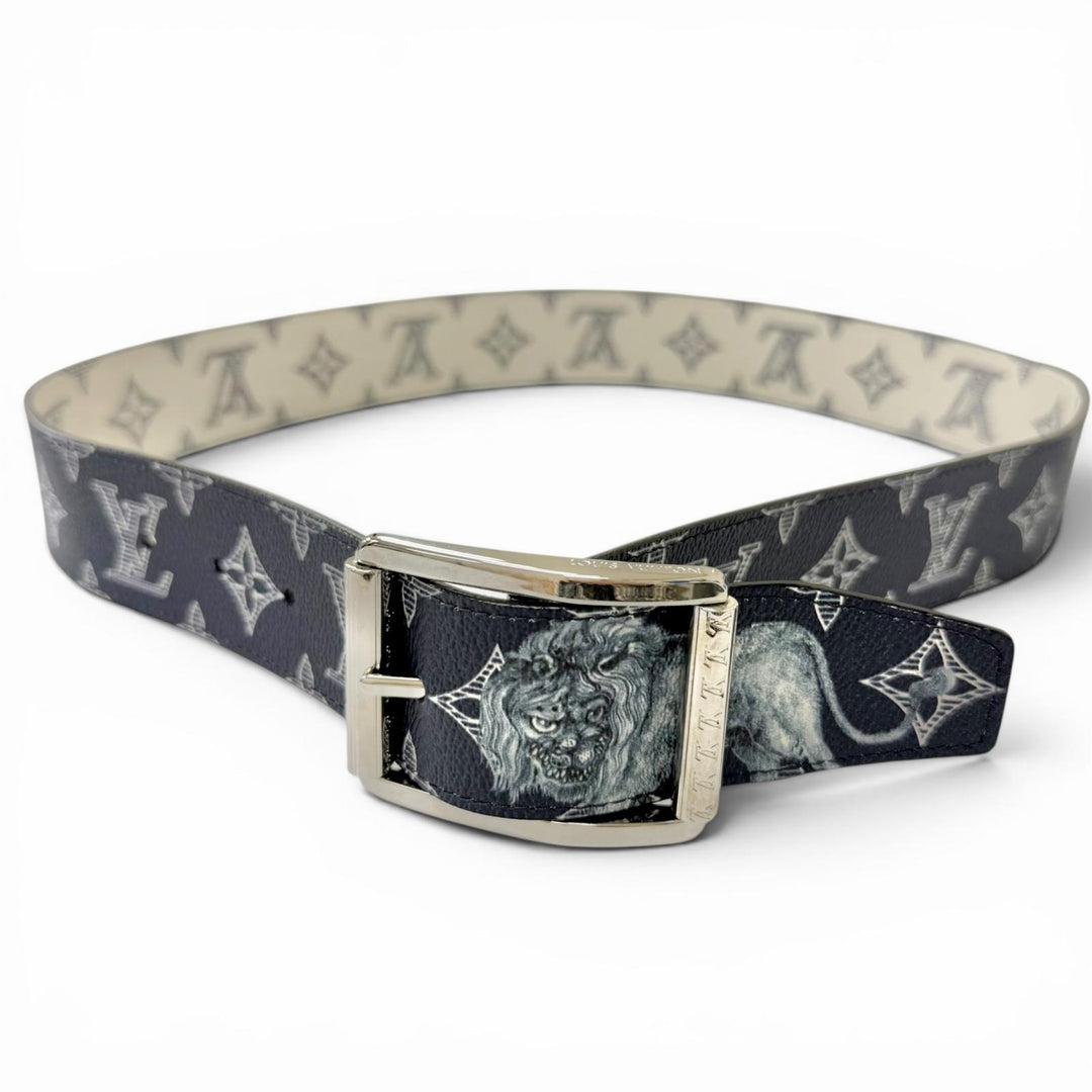 Excellent LOUIS VUITTON belt Saint Tulle Riverso Chapman Brothers