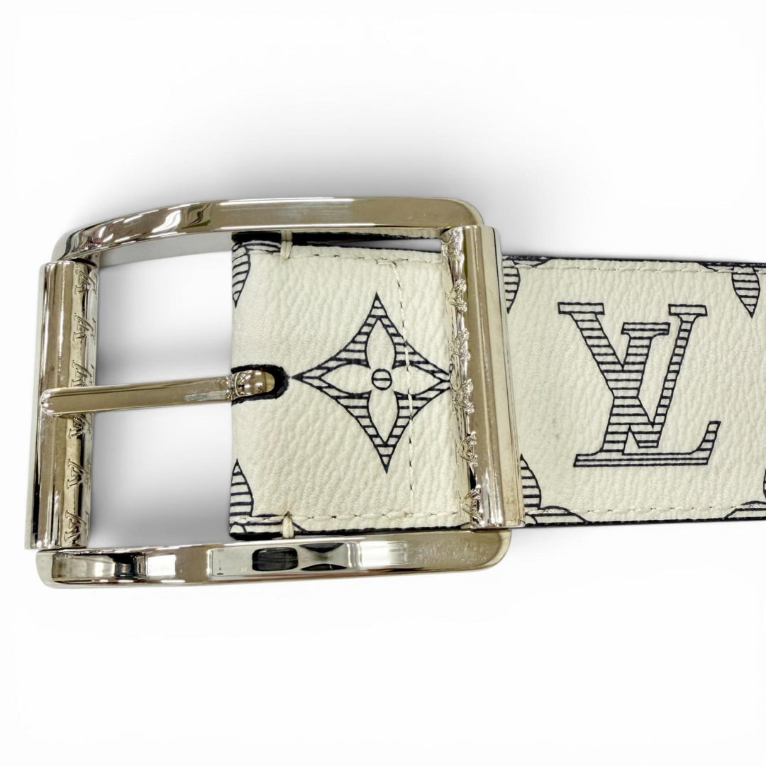 Excellent LOUIS VUITTON belt Saint Tulle Riverso Chapman Brothers