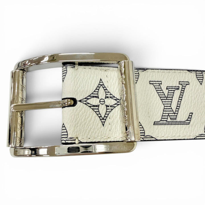 Excellent LOUIS VUITTON belt Saint Tulle Riverso Chapman Brothers