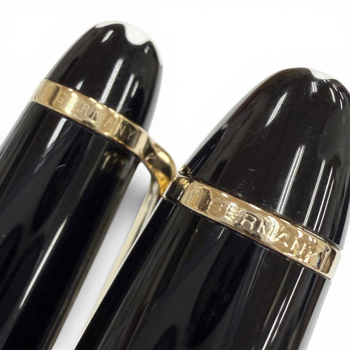 Excellent MONTBLANC fountain pen Meisterstück 146 Classic black 14K mens