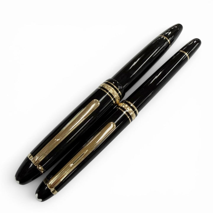 Excellent MONTBLANC fountain pen Meisterstück 146 Classic black 14K mens