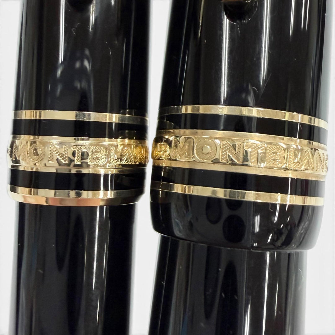 Excellent MONTBLANC fountain pen Meisterstück 146 Classic black 14K mens