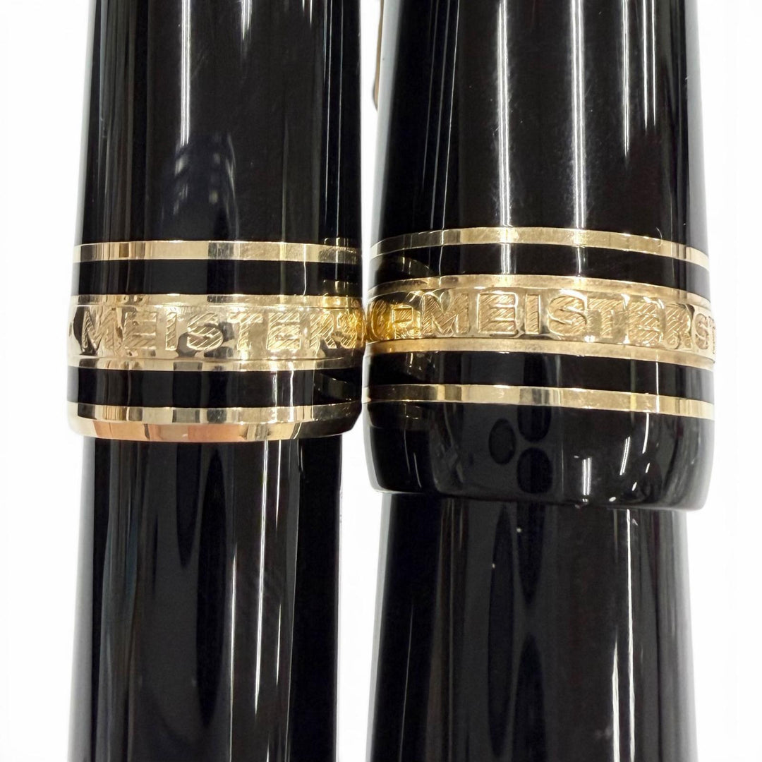 Excellent MONTBLANC fountain pen Meisterstück 146 Classic black 14K mens