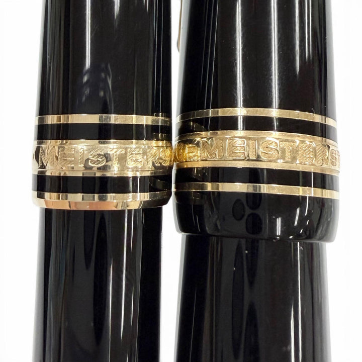 Excellent MONTBLANC fountain pen Meisterstück 146 Classic black 14K mens