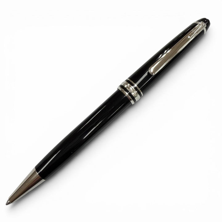 Great MONTBLANC Ballpoint pen Meisterstück Platinum Line black mens