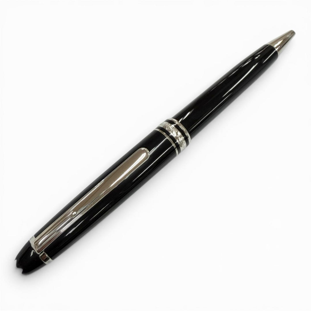 Great MONTBLANC Ballpoint pen Meisterstück Platinum Line black mens