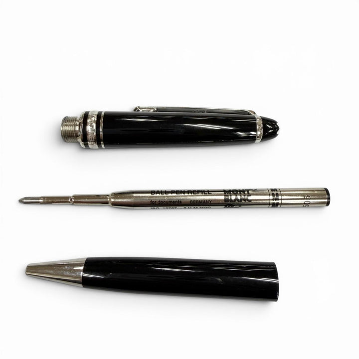 Great MONTBLANC Ballpoint pen Meisterstück Platinum Line black mens