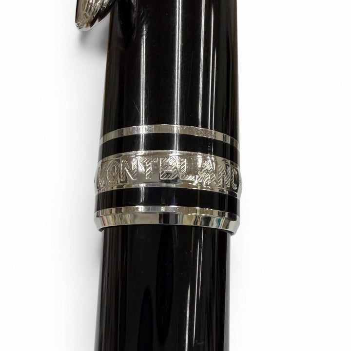 Great MONTBLANC Ballpoint pen Meisterstück Platinum Line black mens