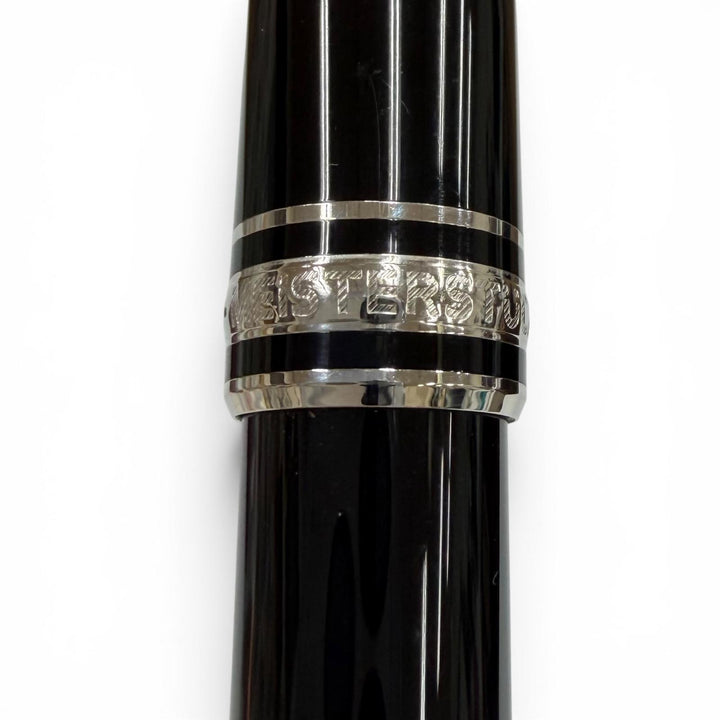 Great MONTBLANC Ballpoint pen Meisterstück Platinum Line black mens