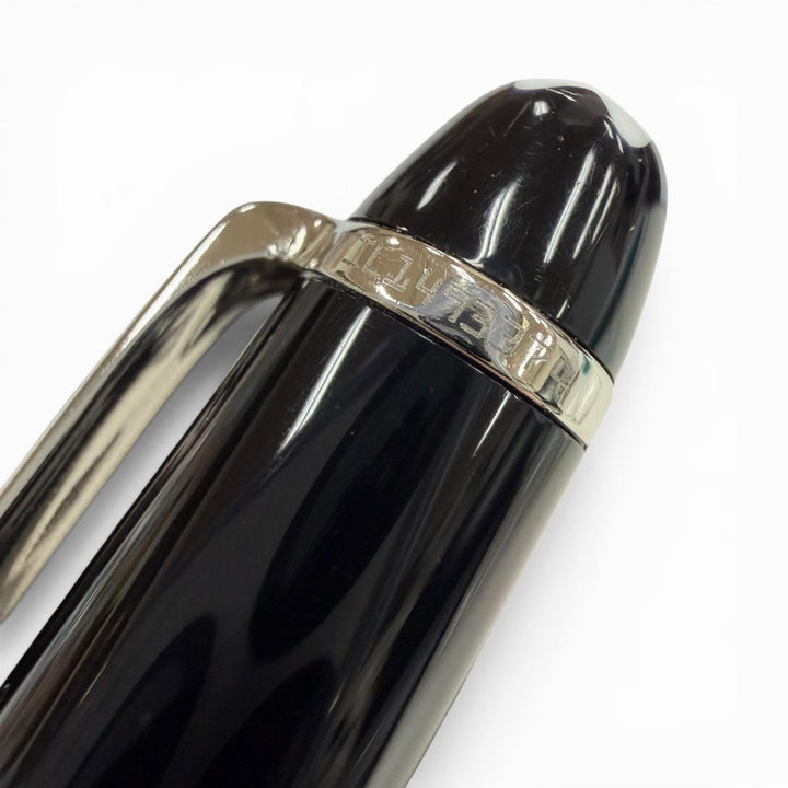 Great MONTBLANC Ballpoint pen Meisterstück Platinum Line black mens