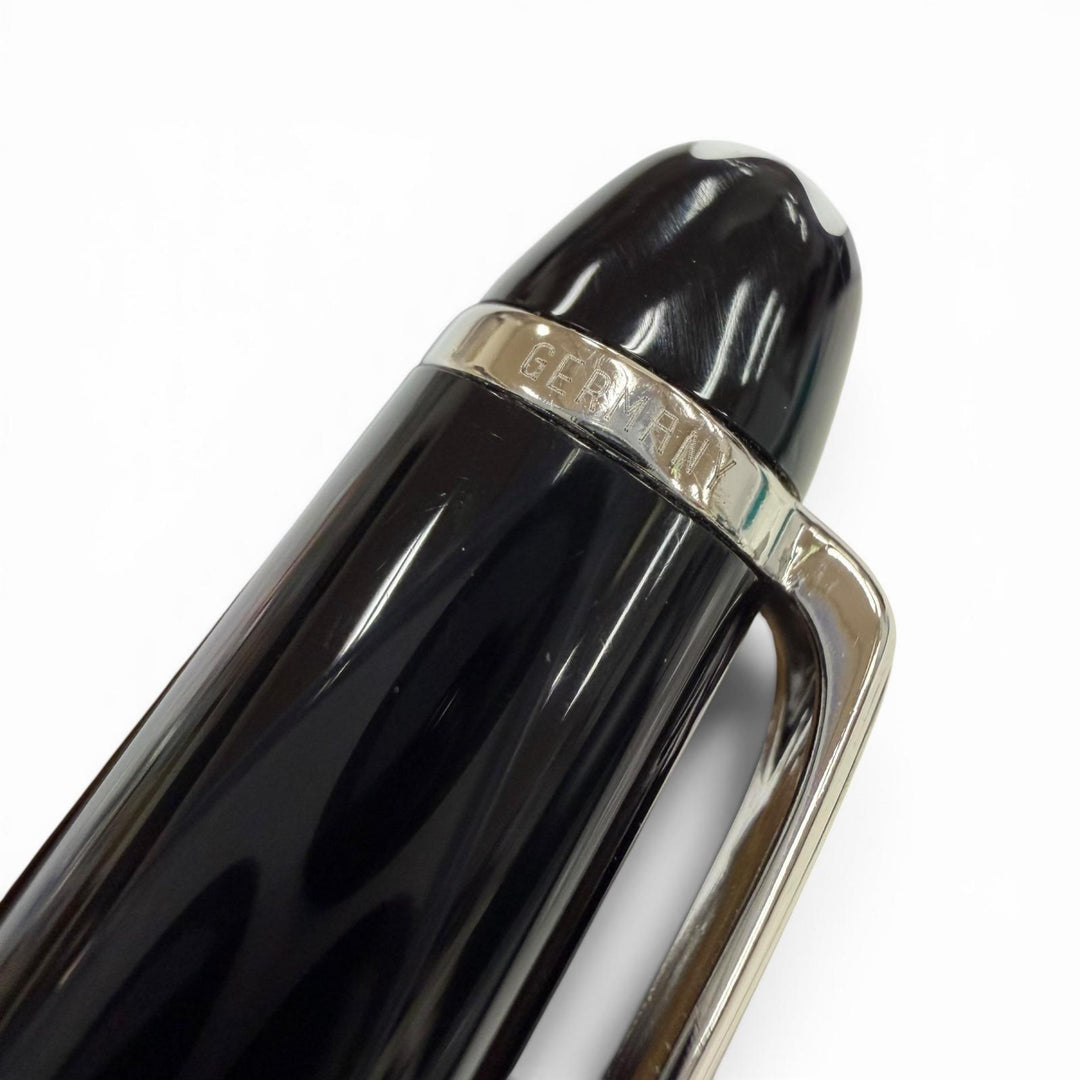 Great MONTBLANC Ballpoint pen Meisterstück Platinum Line black mens