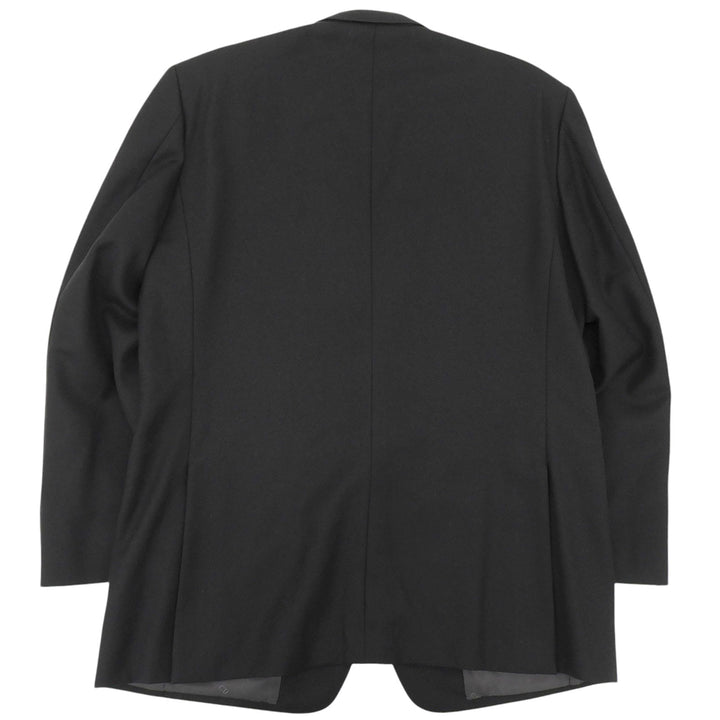 Great Christian Dior tailored jacket Monsieur era CD logo button black wool mens