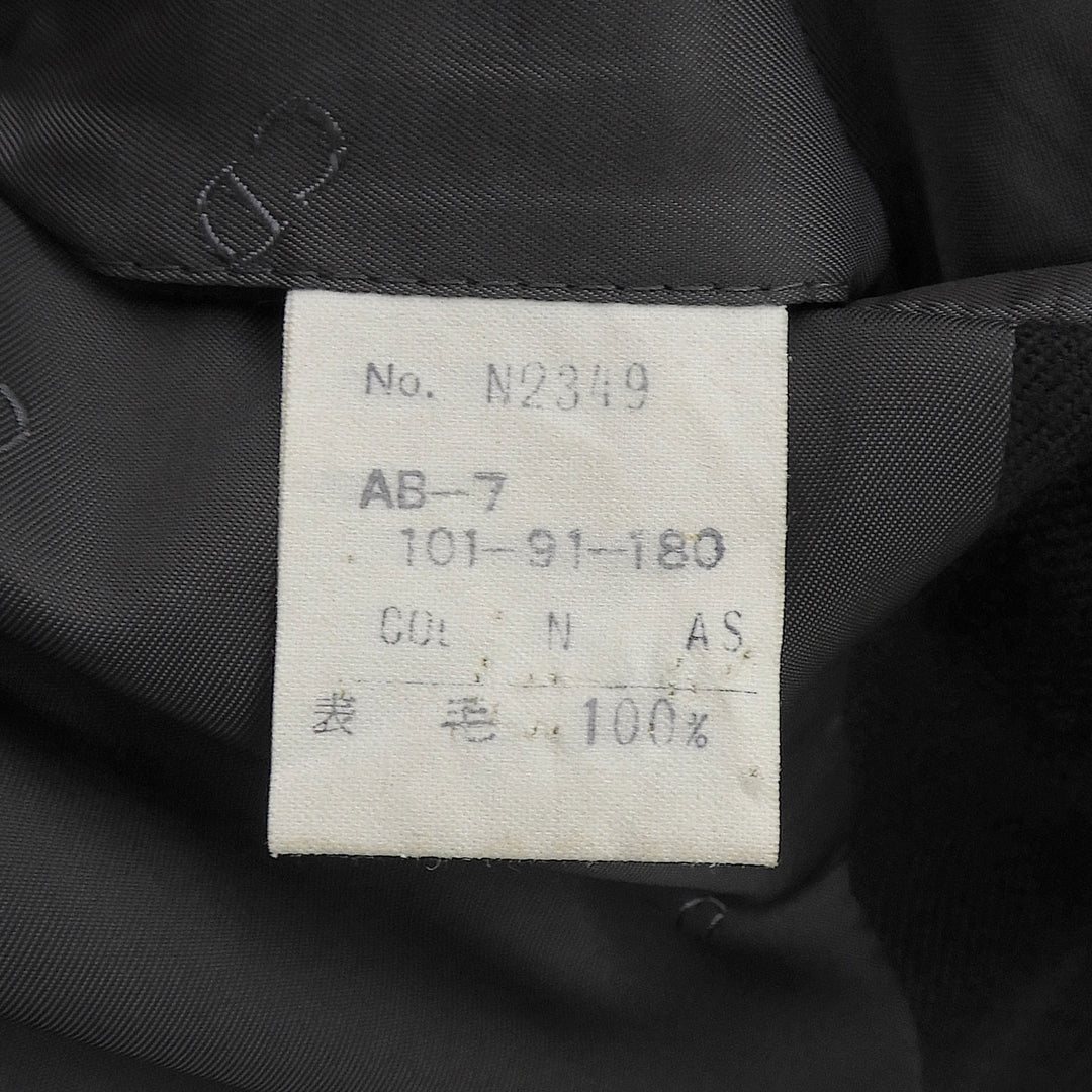 Great Christian Dior tailored jacket Monsieur era CD logo button black wool mens