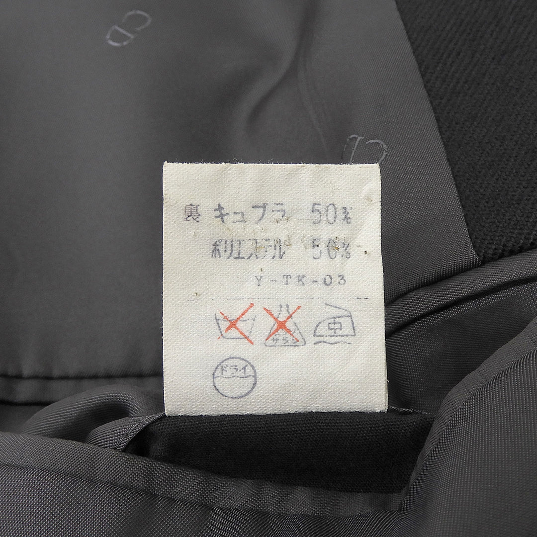 Great Christian Dior tailored jacket Monsieur era CD logo button black wool mens