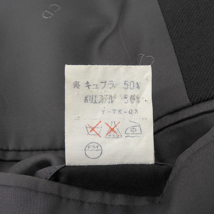 Great Christian Dior tailored jacket Monsieur era CD logo button black wool mens