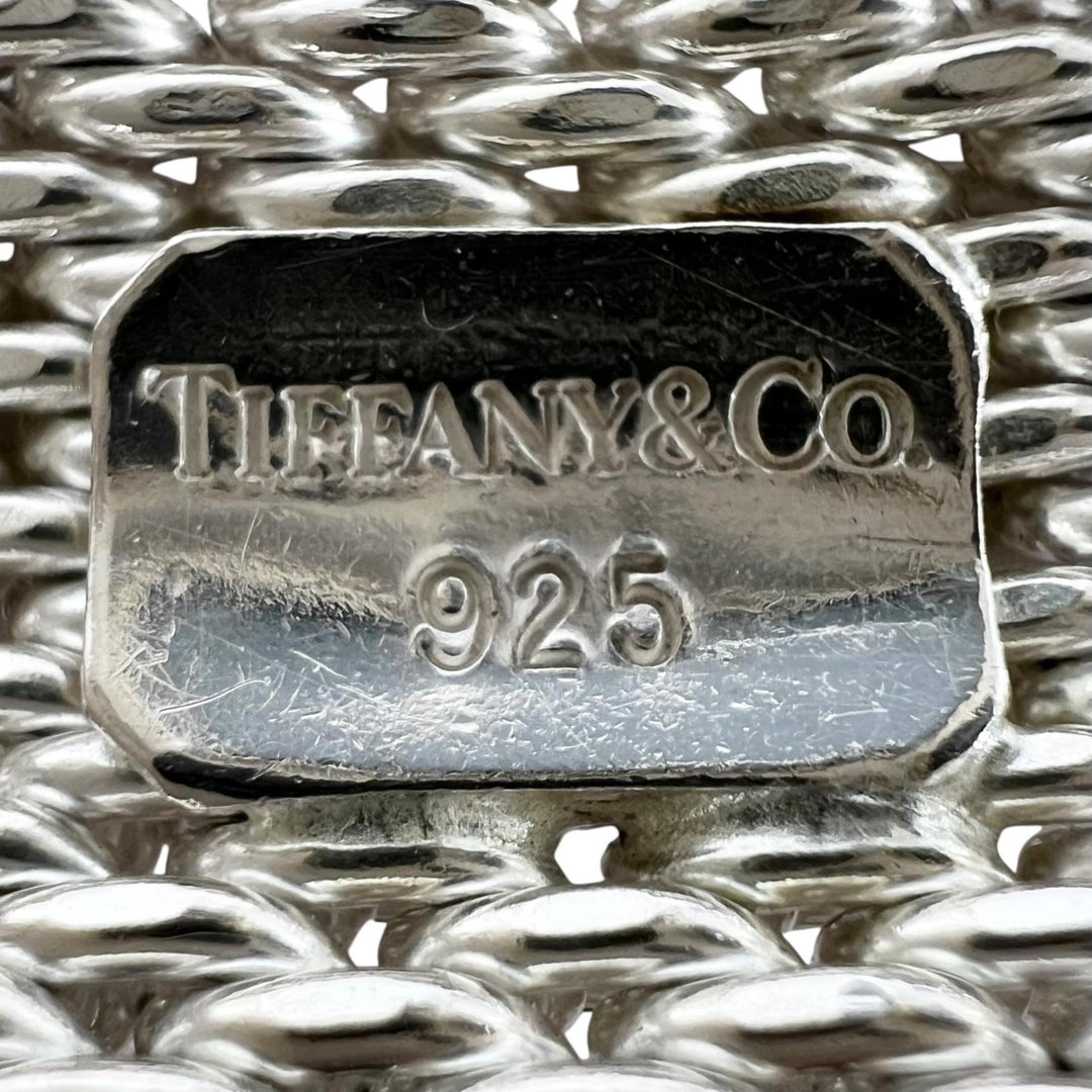 Excellent TIFFANY&Co. Bangle Somerset Mesh Accessory Bracelet Silver 925 Women