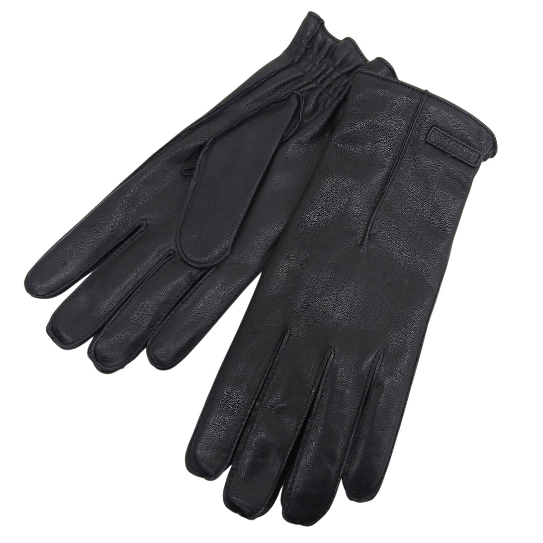 Great DOLCE&GABBANA gloves Leather Gloves black lambskin Leather mens 9