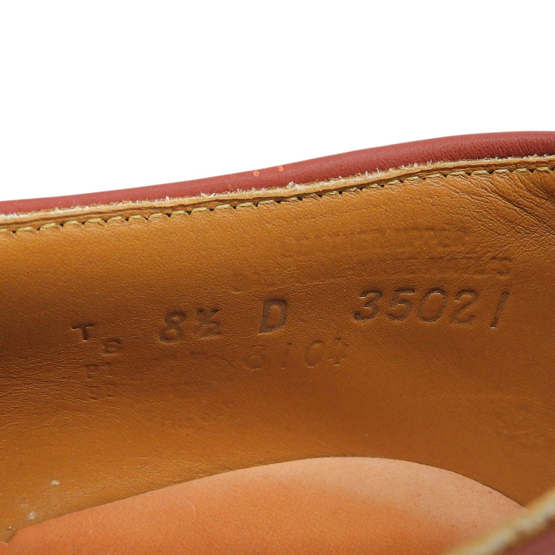 Great RED WING Leather shoes Oxford work shoes Brown 8.5 9104