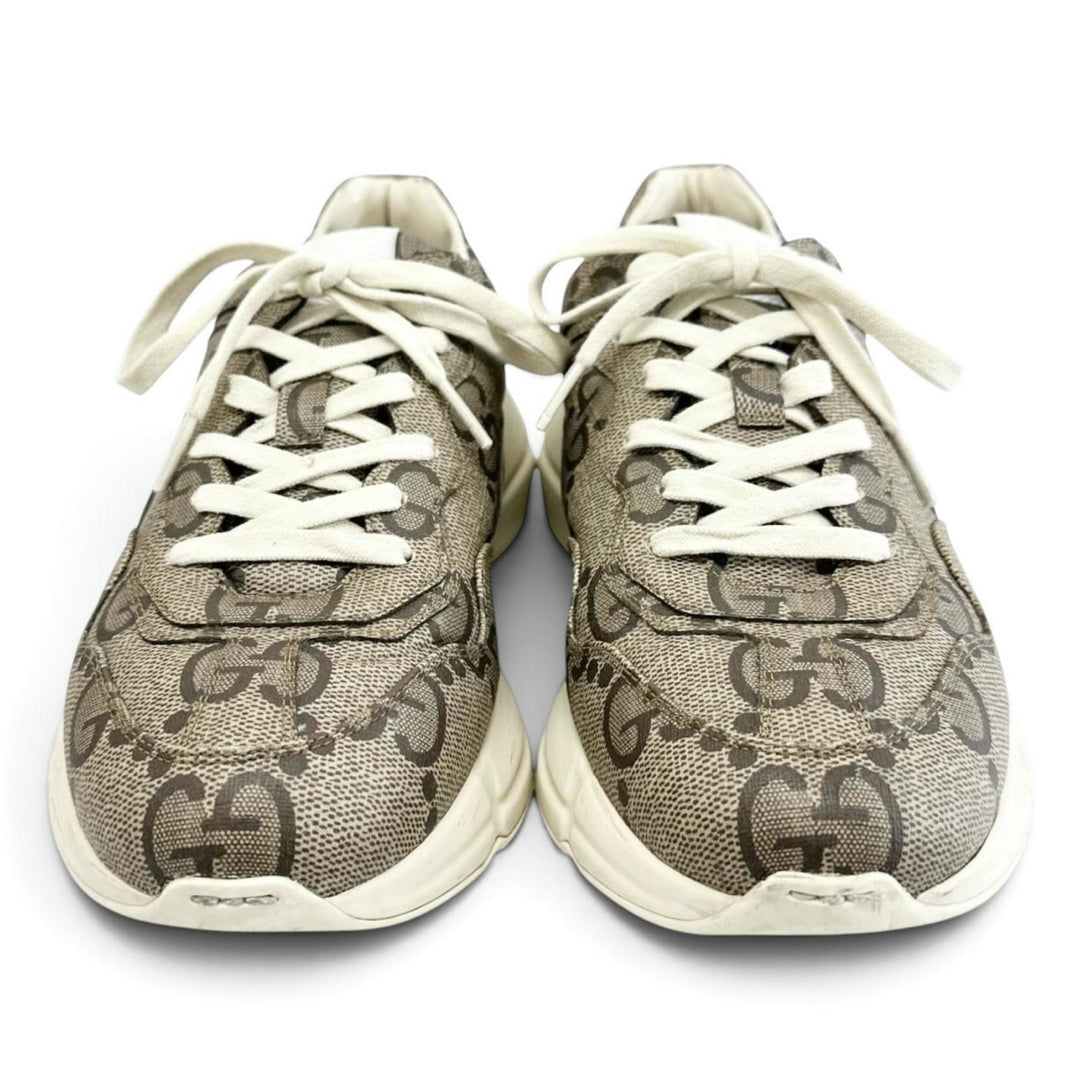 Very Good GUCCI sneakers RHYTON 100th anniversary GG Supreme Canvas 8 680870