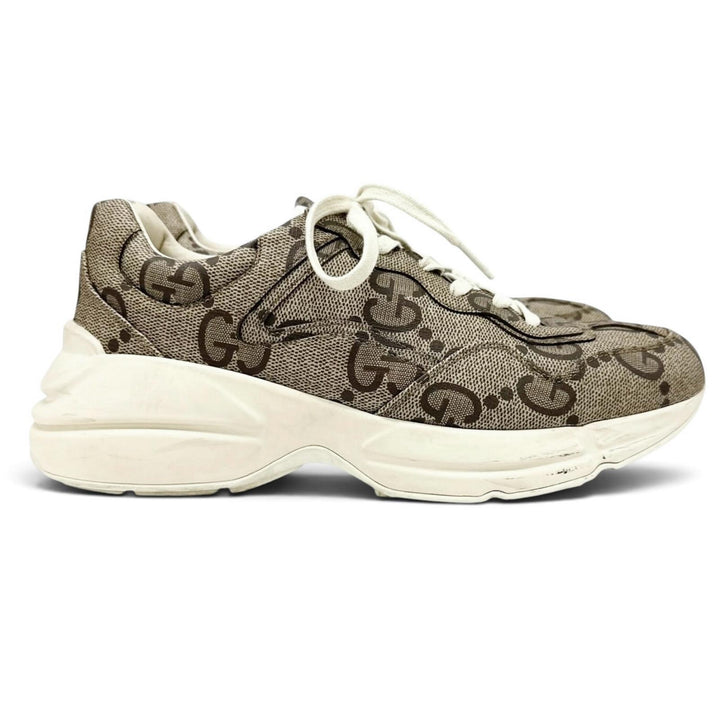 Very Good GUCCI sneakers RHYTON 100th anniversary GG Supreme Canvas 8 680870