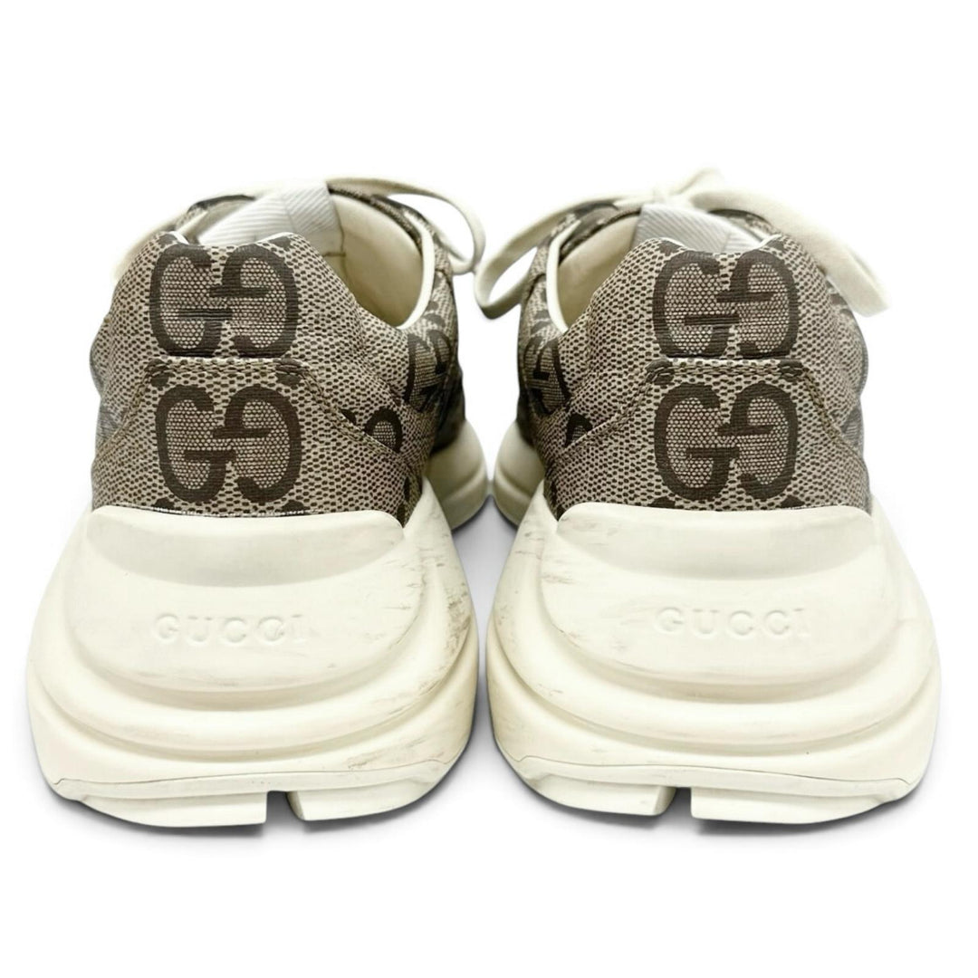 Very Good GUCCI sneakers RHYTON 100th anniversary GG Supreme Canvas 8 680870