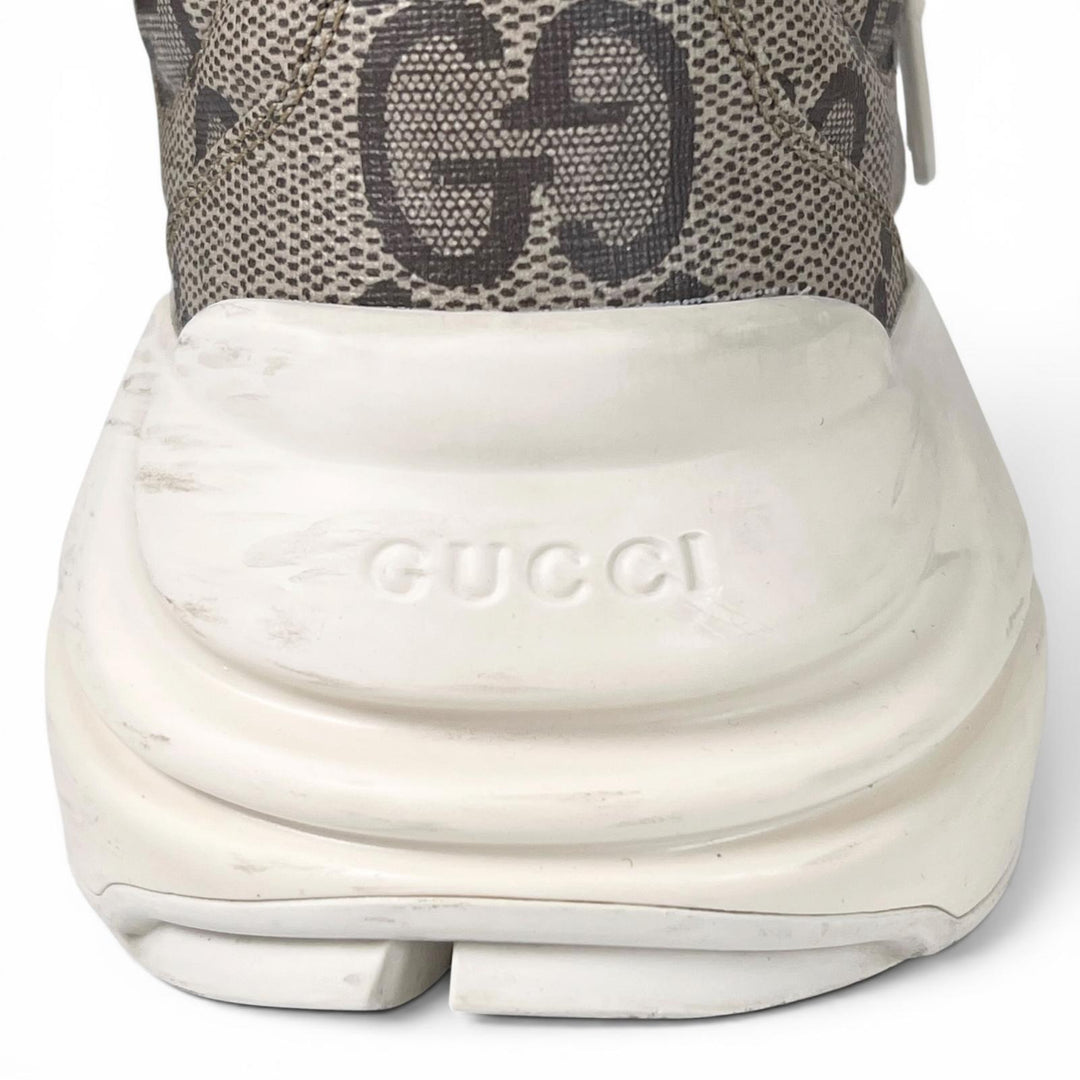 Very Good GUCCI sneakers RHYTON 100th anniversary GG Supreme Canvas 8 680870