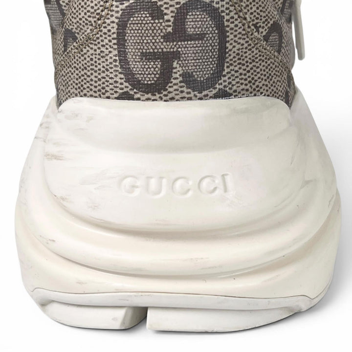 Very Good GUCCI sneakers RHYTON 100th anniversary GG Supreme Canvas 8 680870