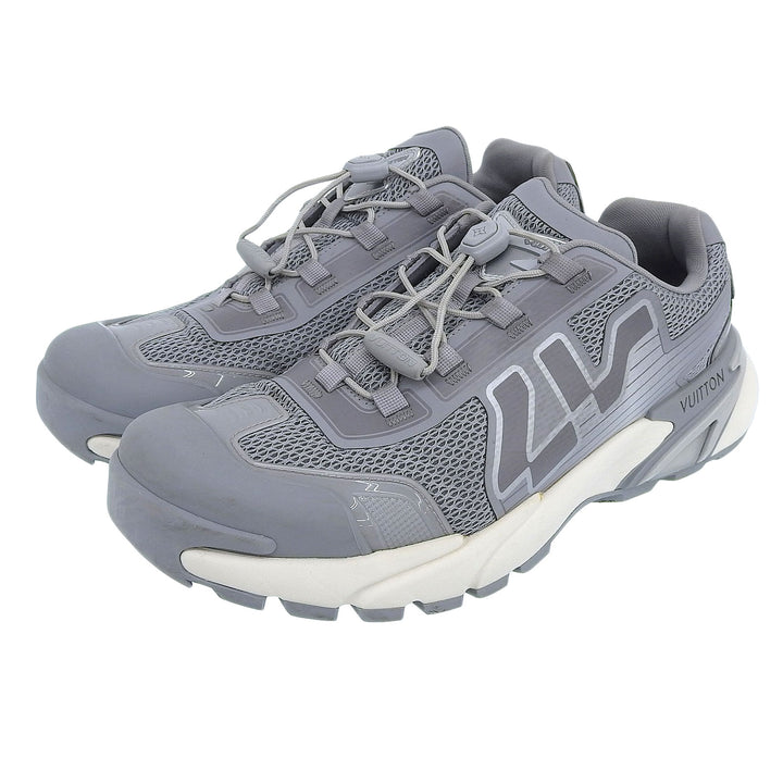 Very Good LOUIS VUITTON sneakers gray mens 7 1AHA87
