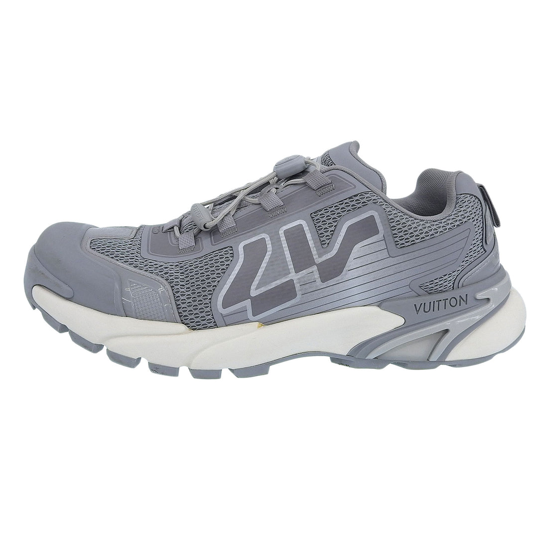 Very Good LOUIS VUITTON sneakers gray mens 7 1AHA87